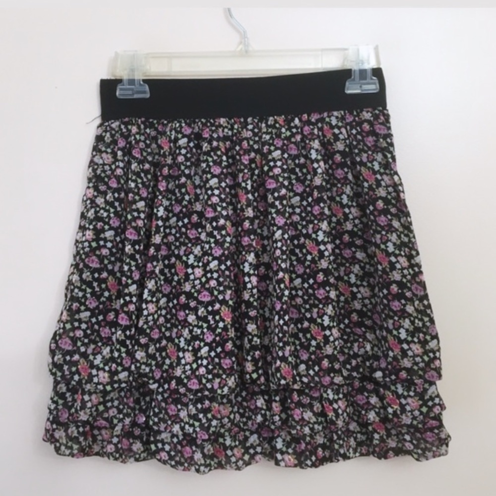 Floral Stretchy Skirt